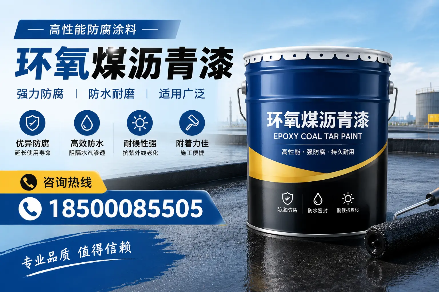 环氧煤沥青漆的主要成分与功能，唐山用户深度了解